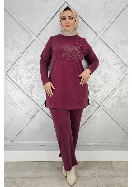 Kadın Dikme ve Taş Detaylı Tesettür Takım fiyatları