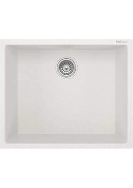 Steep 50X40 Beyaz Granit Mutfak Eviyesi