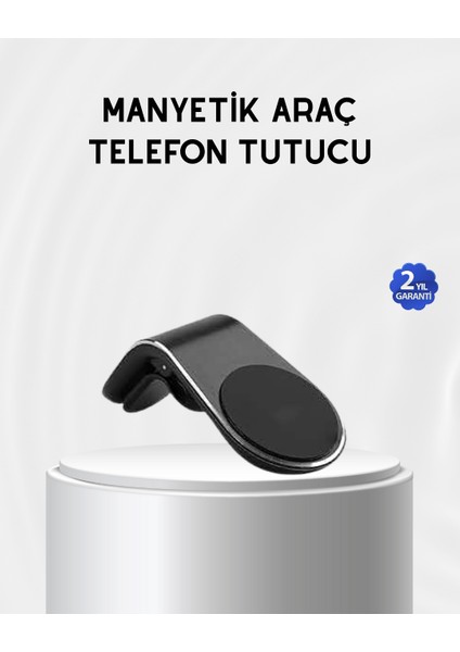 Techmrt Araç Içi Manyetik Telefon Tutucu Güçlü Klipsli ve 360 Derece Ayarlanabilir