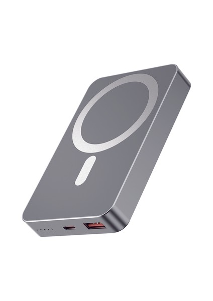 10000 Mah 35W Hızlı Şarj Pd Ultra Ince Kablolu Kablosuz Powerbank Magsafe Uyumlu