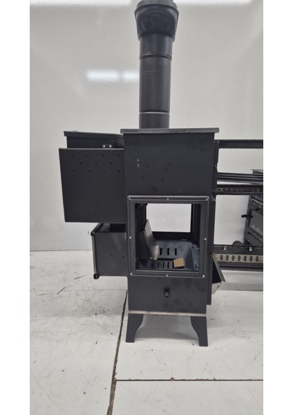 Pelet Soba Camlı Kuzine Tipi Sobası – Fırınlı, Yüksek Verimli indirimleri