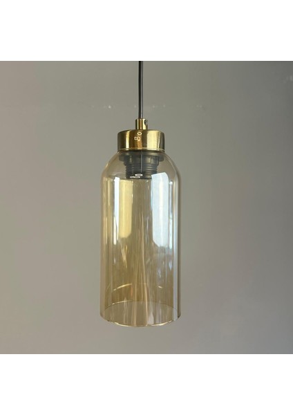 Windy Cam Bal Rengi Tekli Avize Küçük Plafonyer Başlık Retro Sarkıt Lamba Salon Aydınlatma fiyatları