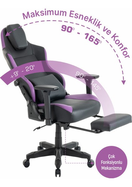 Globe Pro Purble Oyuncu Koltuğu