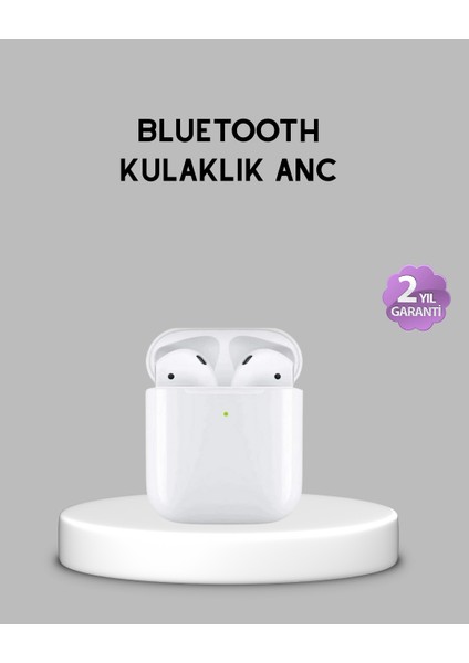 Techmrt Aktif Gürültü Önlemeli Rgb Işıklı Kablosuz Kulak Üstü Kulaklık