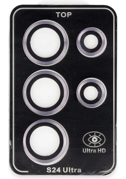 Bfs Samsung Galaxy S24 Ultra Pvd Metal Kamera Lens - Pembe modelleri
