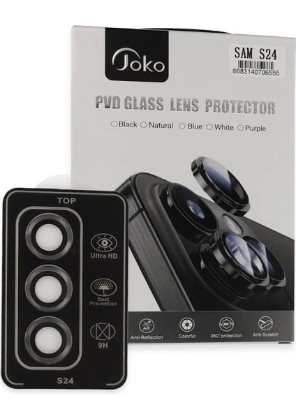 Bfs Samsung Galaxy S24 Pvd Metal Kamera Lens - Titan Gri