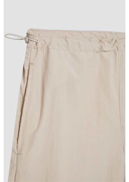 Standart Fit Sporcu Uzun Boy Pantolon Cepli Esnek Bantlı Paça A9548AX23WN