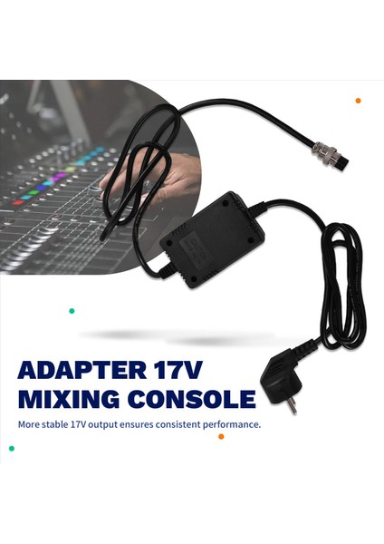 Adaptör 17V 600MA Karıştırma Konsolu Karıştırıcı Güç Kaynağı Ac Adaptör 3 Pimli Konektör 220V Giriş Ab Fişi (Yurt Dışından) fırsatları