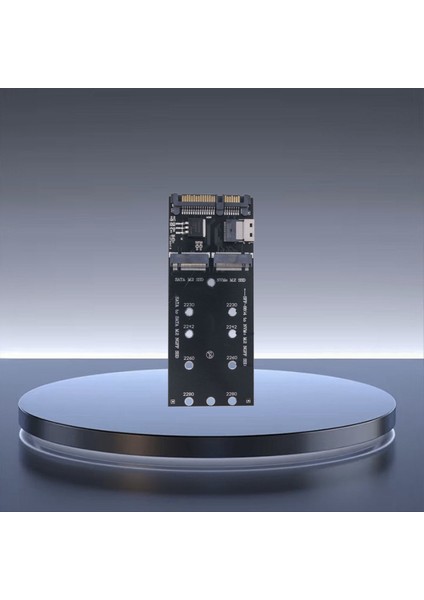 M 2 - Sata Adaptörü SFF-8654 - M2 Nvme SSD Dönüştürücü 22PIN Sata - M2 Genişletme Kartı 2 In 1 Combo Adaptör Anakart Için (Yurt Dışından) modelleri