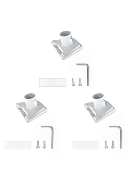 Starlink Gen 3 Için 3x Uydu Braketi Yuvarlak Boru Adaptörü Starlink Gen 3 Için Boru Adaptörü Toka Tasarımı Braket Adaptörü (Yurt Dışından)