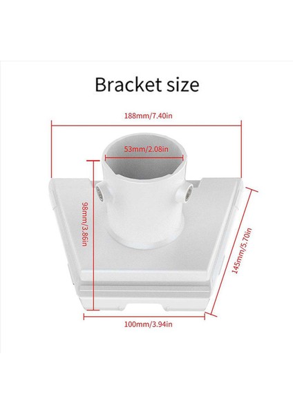 Starlink Gen 3 Için 3x Uydu Braketi Yuvarlak Boru Adaptörü Starlink Gen 3 Için Boru Adaptörü Toka Tasarımı Braket Adaptörü (Yurt Dışından) fiyatları