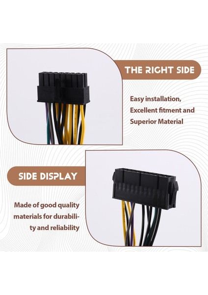 Psu Atx 24PIN - 16PIN Anakart Güç Kaynağı Adaptör Kablosu 18AWG 30CM Fujitsu Anakart Için (Yurt Dışından) indirimleri
