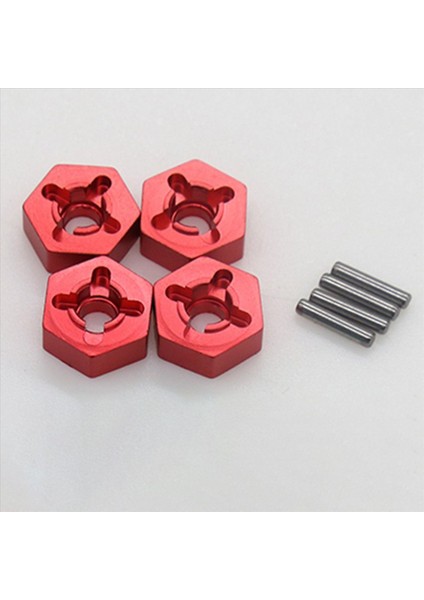 8x Metal 12MM Birleştirici Tekerlek Hub Hex Adaptörü Wltoys 104001 1/10 Rc Araba Yükseltme Parçaları Aksesuarları Kırmızı (Yurt Dışından) fırsatları