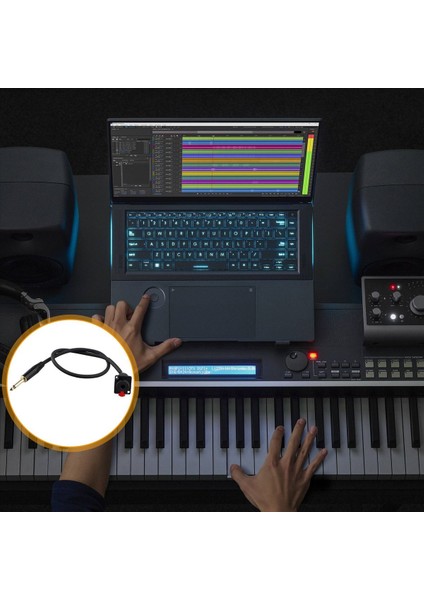 2 Adet 6 35MM Dişi Panel Montajlı 6 35MM Erkek Konnektör Kablosu 6 35MM Dişi Soket 6 35MM Erkek Kulaklık Kablosu (Yurt Dışından) indirimleri