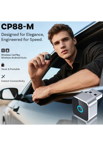 Yeni Metal Ayna Carplay Adaptörü Carplay Androip Auto 2&#39 Si 1 Arada Adaptör (Yurt Dışından) fiyatları