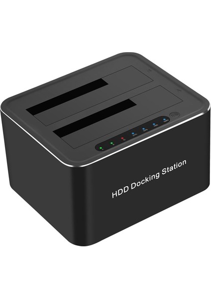 Usb3 0 - Sata Çift Yuvalı Yerleştirme Istasyonu Için 2 5/3 5 Inç Hdd/ssd Sabit Sürücü Muhafazası Çevrimdışı Klonlama Yuvası Ab Tak (Yurt Dışından)