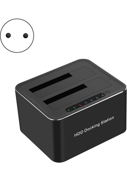 Usb3 0 - Sata Çift Yuvalı Yerleştirme Istasyonu Için 2 5/3 5 Inç Hdd/ssd Sabit Sürücü Muhafazası Çevrimdışı Klonlama Yuvası Ab Tak (Yurt Dışından) indirimleri