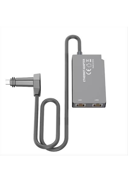 Starlink Gen2 Kablolu Harici Ağ Çift Bağlantı Noktası Ethernet Adaptörü Için Ethernet Adaptörü 1 Gbps Hızlı Ağ (Yurt Dışından)