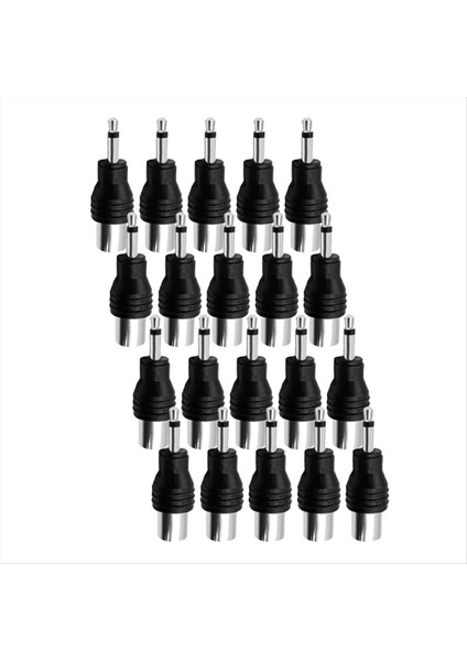 20PCS 3.5mm Erkek Mono Fişine 9.5mm Dişi Jak Konnektörüne Iec Kadın Dönüştürücü Tv Anten Adaptör (Yurt Dışından)