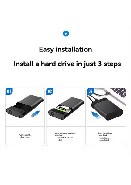 3 5 Inç SSD Durumda Usbc3 1 Sabit Sürücü Muhafazası Sata Tip C 3 1 Okuyucu 5 Gbps 28 Tb Adaptör Rgb SSD Kutusu Pc Için Abd Tak (Yurt Dışından) fiyatları