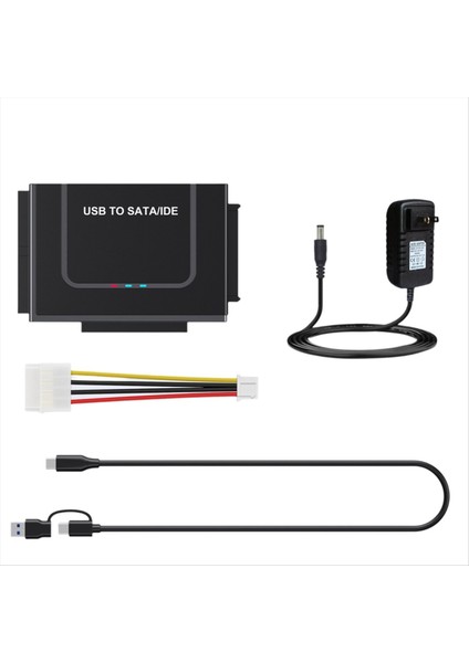 USB - Sata/ıde Adaptör Sata 2.5inch ve 3.5 Inç Sata Katı Hal Diski Abd Fişi Için USB Sabit Sürücü Kablo Adaptörü (Yurt Dışından)