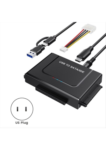 USB - Sata/ıde Adaptör Sata 2.5inch ve 3.5 Inç Sata Katı Hal Diski Abd Fişi Için USB Sabit Sürücü Kablo Adaptörü (Yurt Dışından) indirimleri