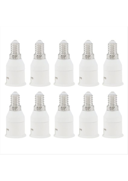 10 Adet E14 To B22 Lamba Tutucu Adaptörü Küçük Vidalı Süngü Kapağı Ampul Soketi Dönüştürücü Yaşlanma Testi Lamba Tutucu (Yurt Dışından)
