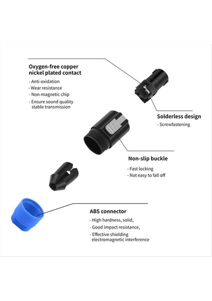 5pcs 4 Pin NL4FC Hoparlör Konnektör Tapı Kilitli Hoparlör ile NL4FX NLT4X NL2FC Aksesuarları Için (Yurt Dışından) fırsatları