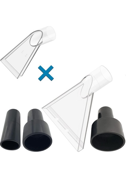 Şeffaf Halı Süpürgesi Aparatı 2-1/2in ve 1-7/8in ve 1-1/4in Adaptörleri ile Kanepe Halı Temizleme Memesi (Yurt Dışından) fiyatları