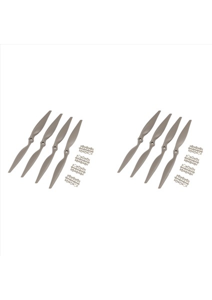 8pcs Rc Pervaneler Cw 12X6 Inç Adaptör Halkalı Uçak Için (Yurt Dışından)