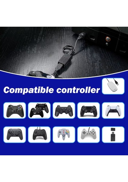 Xbox Series x USB Contro Için Xbox 360 Için Kablolu Ps3 Anahtarı Için Xbox/pc Için Ogx Mini Denetleyici Adaptörü Için (Yurt Dışından) fırsatları