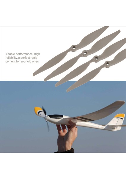 8pcs Rc Pervaneler Cw 12X6 Inç Adaptör Halkalı Uçak Için (Yurt Dışından) indirimleri