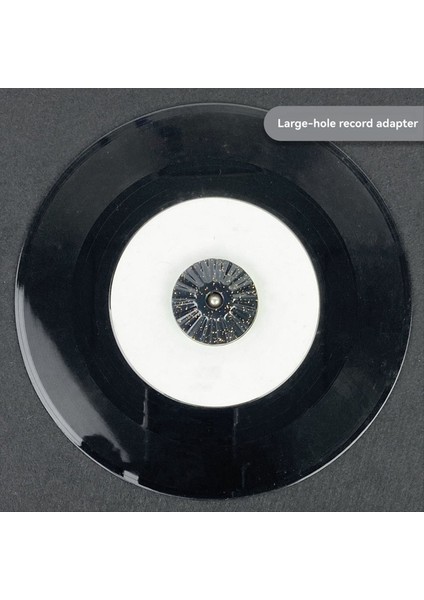 LP45 Rpm Vinil Kayıt Adaptörü Turnapt Fonografı Ses Dönüşüm Tabanı 7 Inç Ep Kayıt Vinil Gramofon Siyah (Yurt Dışından) fiyatları