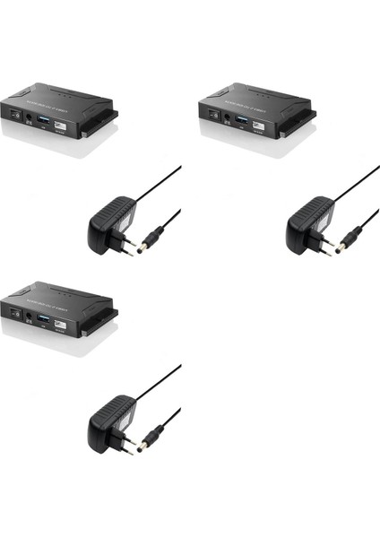 3x Sata USB Ide Adaptörü USB 3 0 2 0 Sata3 Kablosu 2 5 3 5 Inç HDD SSD Dönüştürücü Ide Sata Adaptörü Ab Tak (Yurt Dışından)