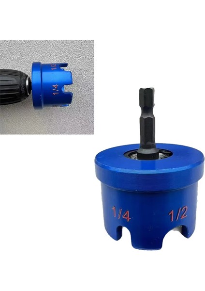 Somun Fermuar Matkap Bağlantı Somunları 1/4&quot 3/8&quot ve 1/2&quot Elektrikli El Aletleri Için Kolaylıkla Açılabilen Manuel Aletler Aksesuarları Mavi (Yurt Dışından) fiyatları