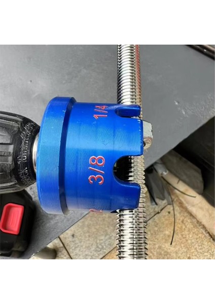 Somun Fermuar Matkap Bağlantı Somunları 1/4&quot 3/8&quot ve 1/2&quot Elektrikli El Aletleri Için Kolaylıkla Açılabilen Manuel Aletler Aksesuarları Mavi (Yurt Dışından) fırsatları