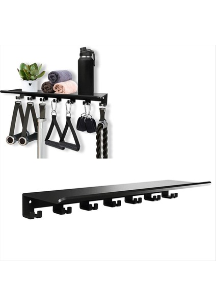 Yüzen Raf Raf Ev Spor Salonu Depolama Spor Salonu Rafı Duvara Monte Organizatör Egzersiz Metal Raf Tutucu (Yurt Dışından)