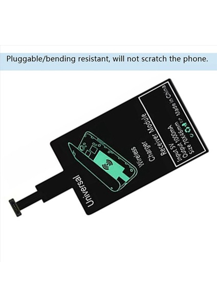 4x Hafif Kablosuz Şarj Alıcısı Evrensel Hızlı Kablosuz Şarj Adaptörü (Mikro USB A Için) (Yurt Dışından) fırsatları