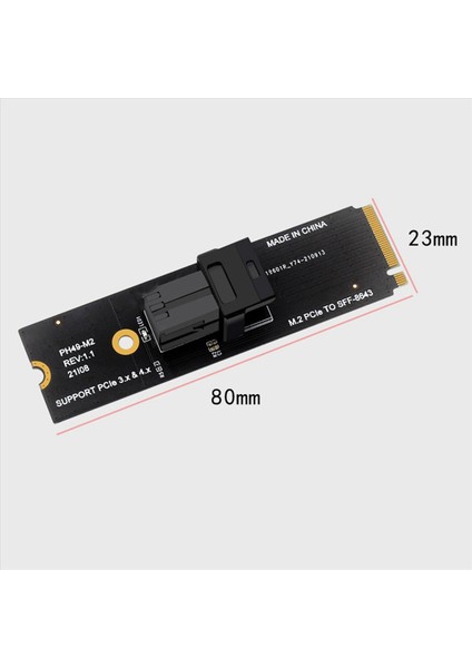 2x M 2 Nvme - U2 Adaptör Kartı M 2 Ngff Mkey Pciex4 - SFF8643 SFF8639 Genişletilmiş Yükseltici Kart Desteği M 2 Nvme Protokolü (Yurt Dışından) fiyatları
