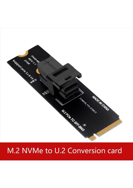 2x M 2 Nvme - U2 Adaptör Kartı M 2 Ngff Mkey Pciex4 - SFF8643 SFF8639 Genişletilmiş Yükseltici Kart Desteği M 2 Nvme Protokolü (Yurt Dışından) fırsatları