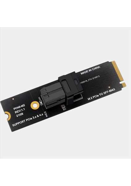 2x M 2 Nvme - U2 Adaptör Kartı M 2 Ngff Mkey Pciex4 - SFF8643 SFF8639 Genişletilmiş Yükseltici Kart Desteği M 2 Nvme Protokolü (Yurt Dışından) indirimleri