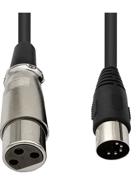 2x Dın 5 Pin - Xlr 3 Pin Ses Kablosu Mıdı Veya Xlr Dın 5p Erkek - Xlr Dişi ile Müzik Aletlerini Veya Kabloları Eşleştirmek Için (Yurt Dışından) indirimleri