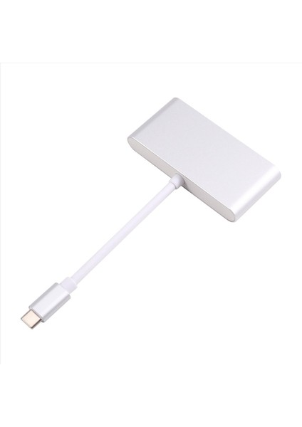 4&#39 Ü 1 Arada USB C Hub Güç USB 3 0 MacBook Için Yüzey Krom Buhar Güverte Kararlı USB 3 0 USB Hub Adaptörü (Yurt Dışından) fiyatları
