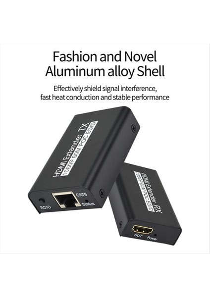 60M Genişletici 1080P 60Hz Genişletici RJ45 Cat6 Kablo Verici ve Alıcı Için HDMI Uyumlu Poc Edıd Ab Fişi (Yurt Dışından) fırsatları
