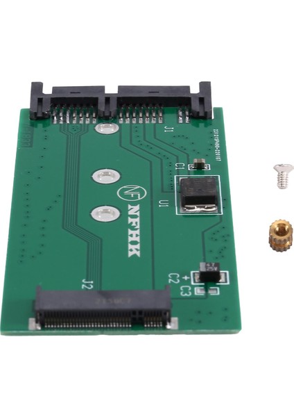 Mini Pcıe Pci-E Pci Express 2ch SSD Adaptör Kartları M 2 Ngff Ssd&#39 Ye 1 8 Inç Mikro Tip Sata 7 + 9 16PIN Adaptör Kartları (Yurt Dışından)