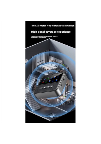 Qccv Bluetooth 5.4 Ses Alıcı Verici 3.5mm Aux, Mıc Kablosuz Stereo Adaptörü Kulaklıklar Tv Pc Araç Hoparlörleri (Yurt Dışından) fırsatları