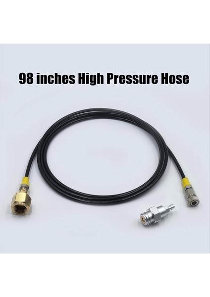 Soda Su Yapıcı Makinesi Karbon Dioksit Dolum Istasyonu Adaptörü TR21-4 Harici Co2 Tankı Için 98 Inç Hortum Kiti ile (Yurt Dışından) fırsatları