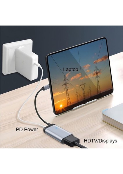 Mini Displayport Adaptörü Usb-C Tip C - Mini Dp Displayport Monitör Dönüştürücü 4K 2k 60hz Dişi Pd Güç Bağlantı Noktası ile (Yurt Dışından) fırsatları