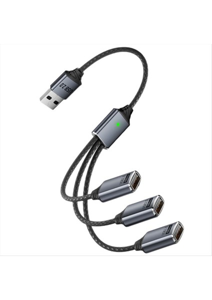 Splitter Kablo Otg USB Hub 2 0 Erkek Kadın Uzatma Kablosu Veri Şarj Adaptörü Telefon Yazıcı Için USB Flash USB (Yurt Dışından)