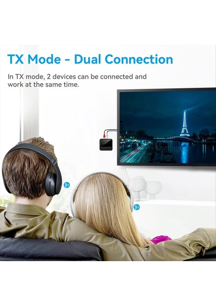 5.4 Bluetooth Ses Verici ve Alıcı 2&#39;si 1 Arada Adaptör Çift Verici ve Çift Alıcı Bir-Two (Yurt Dışından) fiyatları